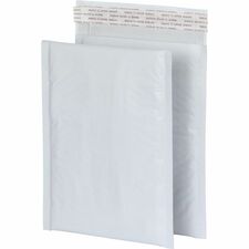 Quality Park Bubble Mailers Bubble - 6" Width x 9" Length - Strip - White - Poly - 25 / Box