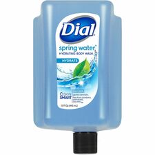 Dial Versa Body Wash Dispenser Refill Spring Water Scent - 15 fl oz - Bottle Dispenser - Body - Moisturizing - Blue - Residue-free - 1 Each