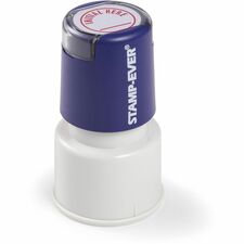 Trodat Stamp-Ever Pre-Inked INITIAL HERE Stamp Initial Here - 0.75" Impression Length - Red - 1 Each