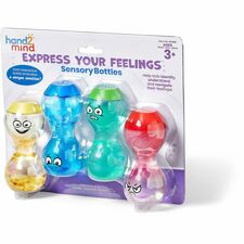 Learning Resources Express Your Feelings Sensory Bottles Theme/Subject: Learning - Skill Learning: Feeling, Emotion, Self Awareness - 3+ - 4/Set - 1 Each