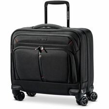 Samsonite Xenon 3.0 Travel/Luggage Case for 12.9" to 15.6" Notebook, Tablet, Accessories - Black 1680D Ballistic Polyester Body - Tricot Interior Material - Trolley Strap, Handle - 1 Each