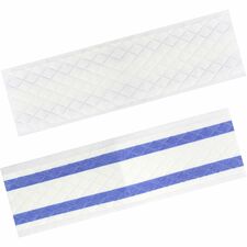 Unger Disposable Mop Pads Rectangle18.50" Length - Floor, Mopping - Disposable - MicroFiber - Green, Black - 50 / Carton