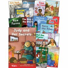 Shell Education Decodable Books Grade 1 Set 2: 15-Book Set Printed Book Grade 1 - English