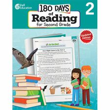 Shell Education 180 Days of Reading for Second Grade, 2nd Edition Printed Book Grade 2 - English