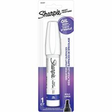 Sharpie Oil-Based Paint Markers Bold Marker Point - White Ink - Oil Based - 1 / Pack