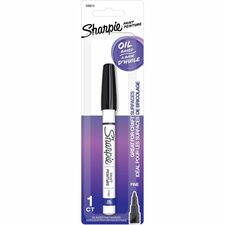 Sharpie Oil-Based Paint Markers Fine Marker Point - Black Ink - Oil Based - 1 / Pack