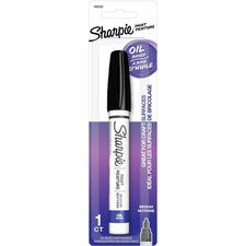 Sharpie Oil-Based Paint Markers Medium Marker Point - Black Ink - Oil Based - Metal Barrel - 1 / Pack