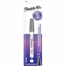 Sharpie Oil-Based Paint Markers Fine Marker Point - Silver Ink - Oil Based - Metal Barrel - 1 / Pack
