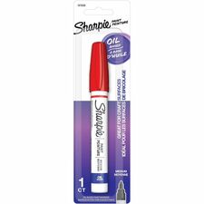 Sharpie Oil-Based Paint Markers Medium Marker Point - Red Ink - Oil Based - 1 / Pack