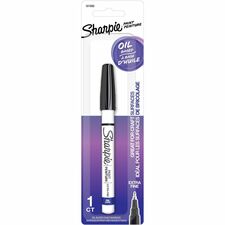 Sharpie Oil-Based Paint Markers Extra Fine Marker Point - Black Ink - Oil Based - Metal Barrel - 1 / Pack