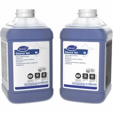 Diversey Glass/Multi-Purpose Cleaner Concentrate - 84.5 fl oz (2.6 quart) - Non Ammoniated, Streak-free, Quick Drying, Non-smearing, Fragrance-free, Dilutable, Odorless, Kosher - Blue - 2 / Carton