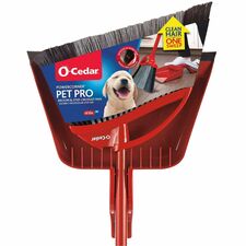 O-Cedar PowerCorner Pet Pro Broom Red, Black, Gray - 1 Each