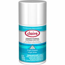 Claire Metered Air Freshener with Ordenone Aerosol - 6000 ftÂ³ - 7 fl oz (0.2 quart) - Tropical - 30 Day - Odor Neutralizer - 1 Each