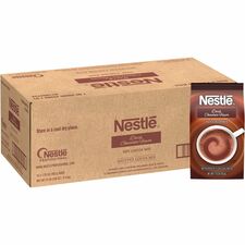 Nestle Dark Chocolate Hot Cocoa Mix 1.75 lb - Dark Chocolate - 12 / Carton
