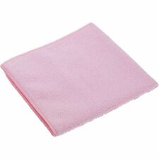 Vileda Professional MicroTuff Microfiber Cloths 14" Length x 14" Width - Absorbent, Durable, Hygienic - Red - 5 / Pack