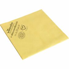 Vileda Professional MicronQuick Microfiber Cloths For Multi Surface, Multipurpose - Cloth - 15.75" Length x 14.96" Width - Streak-free, Hygienic, Durable, Washable, Lint-free, Absorbent, PVC Free, Solvent-free - Yellow - 5 / Pack
