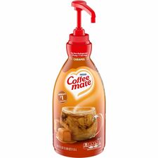 Nestle Professional Solutions Caramel Liquid Concentrate Coffee Creamer - Pump Bottle Artificial Caramel Flavor - 50.70 fl oz (1.50 L) - 300 ServingBottle - 1 Each