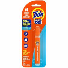 Tide To Go Stain Remover Pen 0.34 oz (0.02 lb) - Phosphate-free, Machine Washable, Bleach-free - Orange - 1 Each