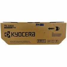 Kyocera TK-3402 Original Standard Yield Laser Toner Cartridge - Black - 1 Each 12500 Pages