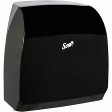 Scott Slimroll Towel Dispenser 13" Height x 12.7" Width x 7.2" Depth - Plastic - Black - Hygienic, Compact, Wall Mountable, Touch-free - 1 / Carton