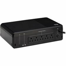 Tripp Lite series BC600R 600VA Desktop/Surface/Wall Mountable UPS Desktop/Surface/Wall Mountable - 8 Hour Recharge - 1.50 Minute Stand-by - 120 V AC Input - 120 V AC Output - Single Phase - Pulse-width Modulated Sine Wave - 4 x NEMA 5-15R Receptacle(s) -