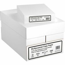 Special Buy Economy 20 lb Copy Paper 8 1/2" x 11" - 20 lb Basis Weight - White - 500 Sheets per Ream - 384 / Pallet