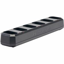 Midland Two-Way Radio 6-Slotted Charger Docking - Two-way Radio - 6 Slot - Charging Capability - Black - Wall Mount, Desktop