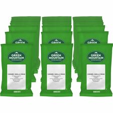 Green Mountain Coffee Roasters&reg; Caramel Vanilla Cream Coffee Light - 2.2 oz - Caramel Vanilla Cream, Brown Sugar, Buttery Caramel, Creamy Vanilla - Kosher - 50 / Carton