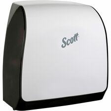 Scott Slimroll Towel Dispenser Touchless Dispenser - 13" Height x 12.7" Width x 7.2" Depth - Plastic - White - Anti-bacterial, Refillable, Contemporary Style, Hygienic, Compact, Slim, Dirt Resistant - 1 / Carton