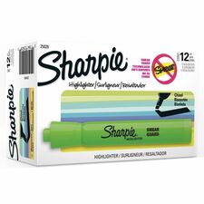 Sharpie Highlighter Chisel Marker Point - Forest Green Ink - 1 Dozen