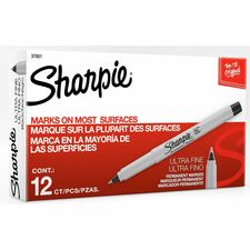 Sharpie Ultra Fine Permanent Markers Ultra Fine, Narrow Narrow Marker Point - Black Ink - 1 Dozen
