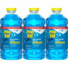 CloroxPro Pine-Sol&reg; Multi-Surface Cleaner For Multi Surface - Concentrate - Liquid - 80 fl oz (2.5 quart) - Sparkling Wave Scent - Deodorize, Disinfectant, Dilutable - Blue - 3 / Carton