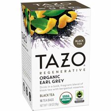 Tazo Regenerative Organic Earl Grey Black Tea Bag Black Tea - 16 / Box