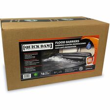 Quick Dam Flood Barriers 3.5" Height - Black - 16 / Carton