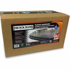 Quick Dam Flood Barriers 3.5" Height - Black - 5 / Carton