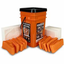 Quick Dam Compact Square Grab & Go Bucket Kits Orange - 40 / Carton