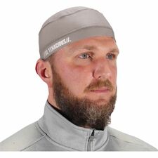 Ergodyne 6632 Cooling Skull Cap Fabric, Elastic - Gray