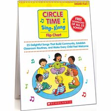 Scholastic Circle Time Sing-Along Flip Chart Theme/Subject: Music - Skill Learning: Songs - 1 Each