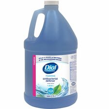 Dial Antibacterial Defense Foaming Handwash Spring Water, Fresh Scent - 1 gal - Pump Dispenser - Bacteria Remover - Hand, Skin - Antibacterial - Blue - Cruelty-free, Sulfate-free, Paraben-free, Phthalate-free, Silicone-free, pH Balanced - 1 Each