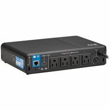 Tripp Lite series BC600RNC 600VA Desktop/Surface/Wall Mountable UPS Desktop/Surface/Wall Mountable - 8 Hour Recharge - 1.20 Minute Stand-by - 120 V AC Input - 120 V AC Output - Single Phase - Pulse-width Modulated Sine Wave - USB - 4 x NEMA 5-15R Receptac