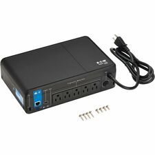 Tripp Lite series BC850RNC 850VA Desktop/Surface/Wall Mountable UPS Desktop/Surface/Wall Mountable - 8 Hour Recharge - 1.70 Minute Stand-by - 120 V AC Input - 120 V AC Output - Single Phase - Pulse-width Modulated Sine Wave - USB - 5 x NEMA 5-15R Receptac
