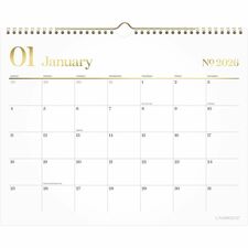 At-A-Glance WorkStyle Wall Calendar Monthly - 12 Month - January 2026 to December 2026 - 15" x 12" Sheet Size - 1.50" x 2" Block - Twin Wire - Wall Mount - Multi - Hanging Loop, Event Calendar, Appointment Schedule, Yearly Planner, Dated Planning Page, Da