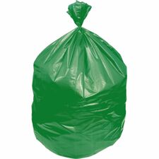 Heritage Eco Blend Max Can Liners 45 gal Capacity - 40" Width x 46" Depth x 0.80 mil (20 Micron) Thickness - Low Density - Green Tint - Linear Low-Density Polyethylene (LLDPE), Resin - Waste, Can - Recycled - 150 / Carton