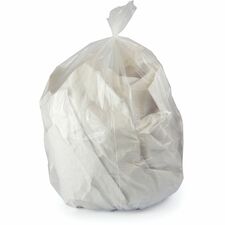 Heritage Eco Blend Max Can Liners 32 gal Capacity - 34" Width x 44" Depth x 1.50 mil (38 Micron) Thickness - Low Density - Clear - Linear Low-Density Polyethylene (LLDPE), Resin - Can - Recycled - 100 / Carton