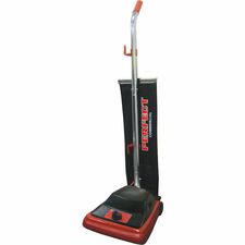 V.A.C. 12" Wide Economic Upright Vacuum 12" Cleaning Width - Black, Red