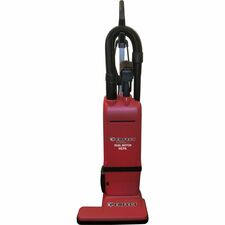 V.A.C. Dual-Motor Commercial Vacuum Crevice Tool, Wand, Combo Brush, Upholstery Tool, Hose - 15" Cleaning Width - 50 ft Cable Length - 6 ft Hose Length - HEPA - Red