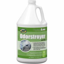 Zep Commercial Odorstroyer Extra For Multi Surface, Multipurpose - Ready-To-Use - Liquid - 128 fl oz (4 quart) - 7.2 to 8.2 pH - Pleasant Scent - Recommended For: Pet Urine Odor Remover, Odor Remover, Stain Remover, Soil Remover, Spot Remover - Enzyme Act