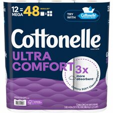 Kimberly-Clark Professional Ultra Comfort Toilet Paper 2 Ply - White - Paper, Fiber - 12 / Pack