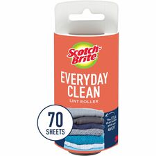 Scotch-Brite Lint Roller Black - 70/Roller - 1 Each