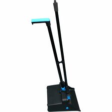 Genuine Joe Lobby Dust Pan Combo Kit Blue, Black - 1 Each